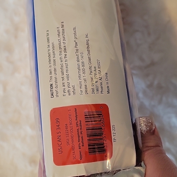 Small dog shoes winter boots animal cold weather protection - Picture 11 of 13